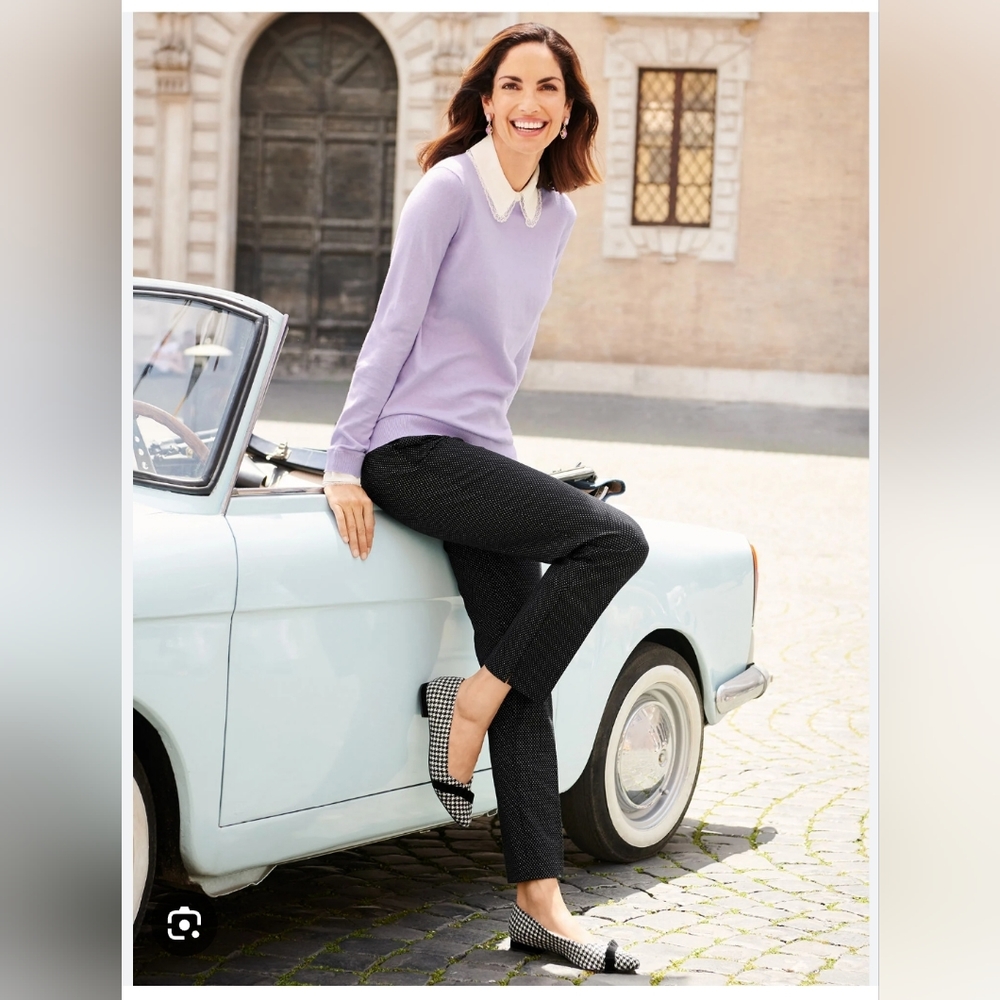Talbot Lace Collar Sweater
